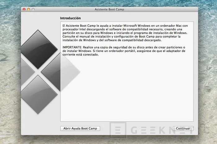 Geeknetic Instalar Windows en un Mac con Boot Camp 4