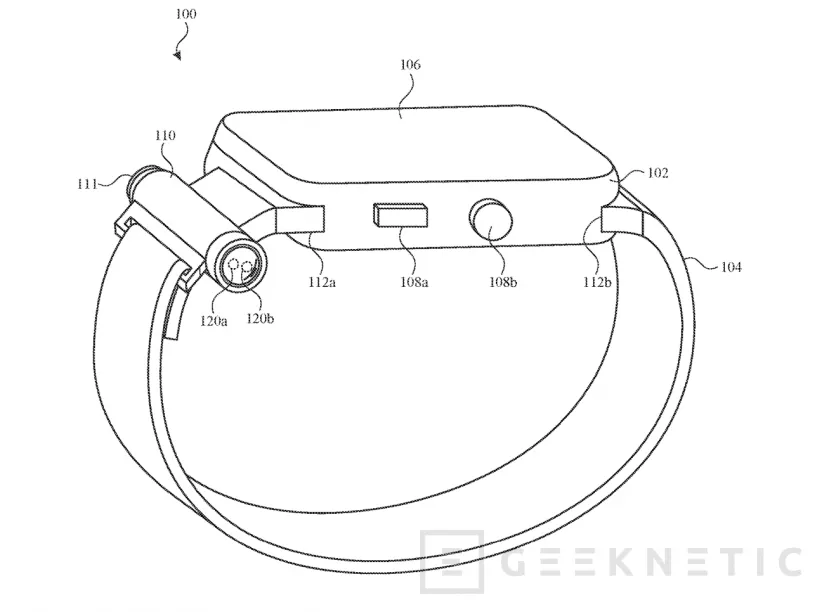 Geeknetic Apple ha patentado una linterna externa que se acopla al Apple Watch 1