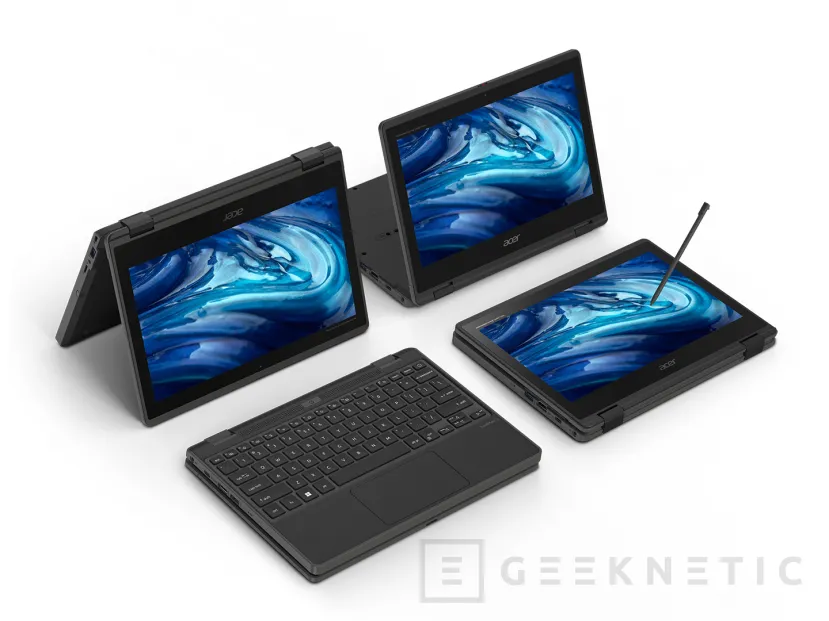 Geeknetic Nuevos portátiles Acer TravelMate B5 y B3 destinados a estudiantes con resistencia a golpes y salpicaduras 4