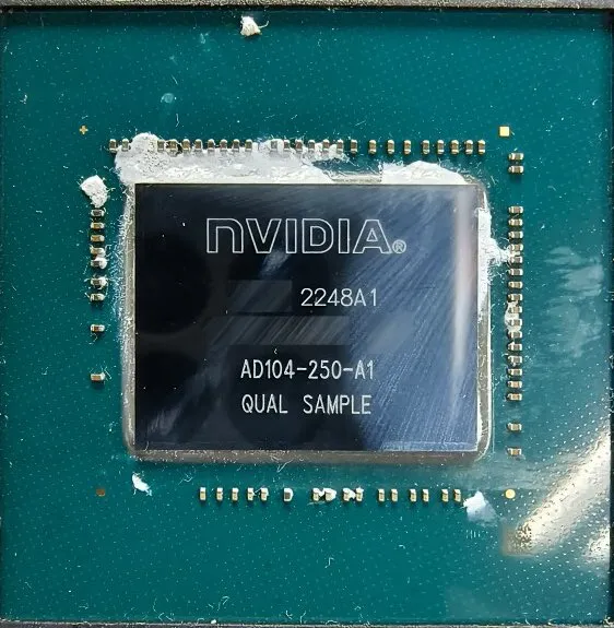 Geeknetic Aparece la primera fotografía de la GPU AD104-250 que llevará la NVIDIA RTX 4070 1
