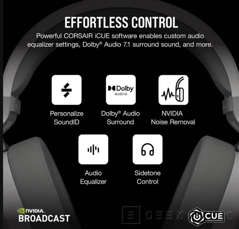 Geeknetic Conectividad Bluetooth y de 2,4 GHz en los nuevos auriculares inalámbricos Corsair H65 y H55 WIRELESS 2