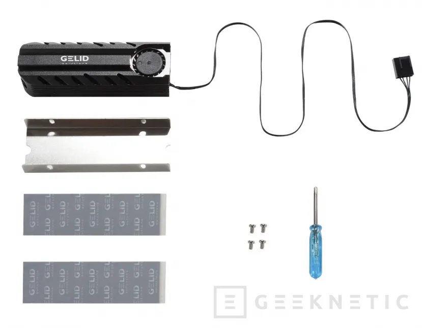 Geeknetic GELID ICECAP PRO M.2 SSD COOLER: Disipador activo para SSD M.2 de altas prestaciones 2