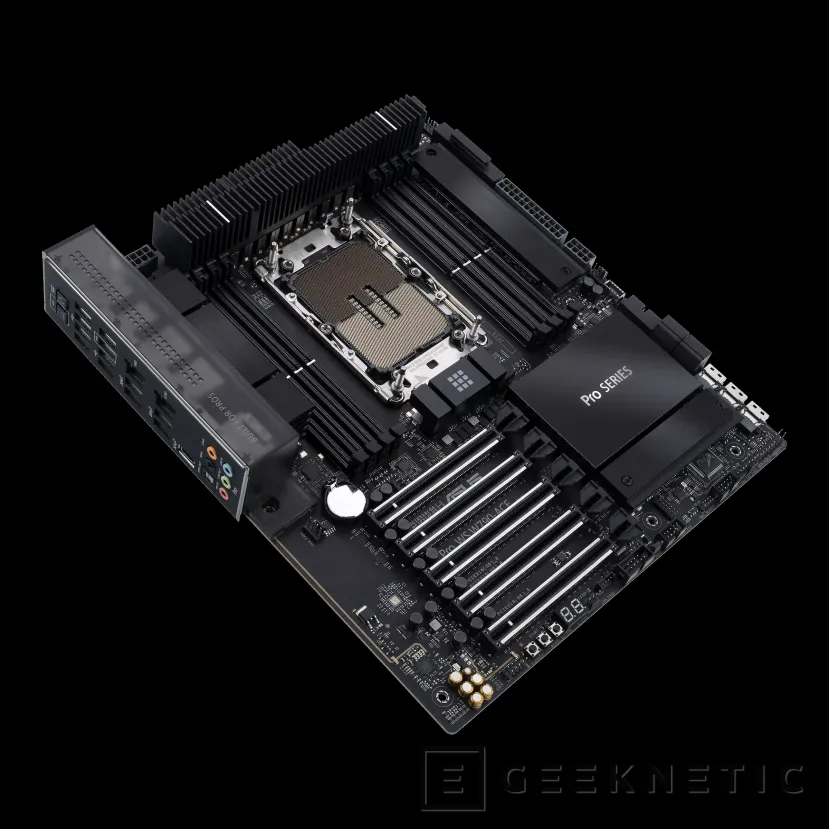 Geeknetic Nuevas placas ASUS para Intel Xeon W con capacidad para hasta 7 tarjetas y 2 SSD M.2 PCIe 5.0 3