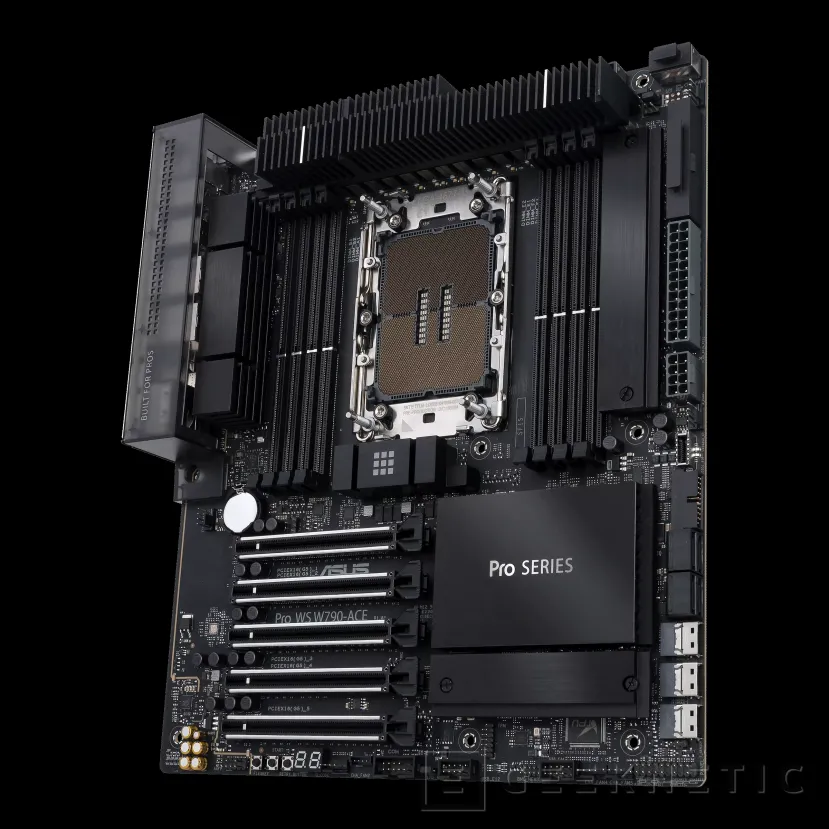 Geeknetic Nuevas placas ASUS para Intel Xeon W con capacidad para hasta 7 tarjetas y 2 SSD M.2 PCIe 5.0 2