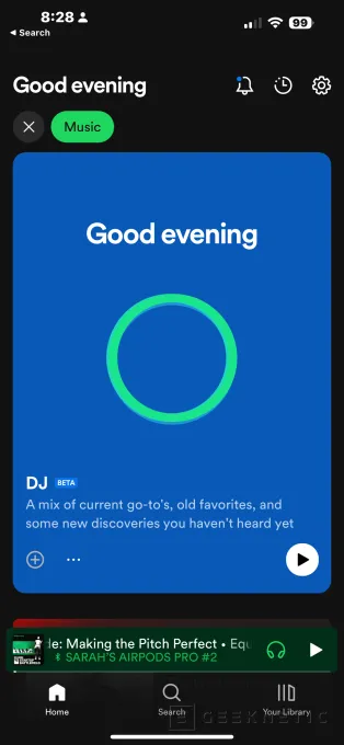 Geeknetic Spotify lanza DJ, una característica de música personalizada con comentarios por IA 1