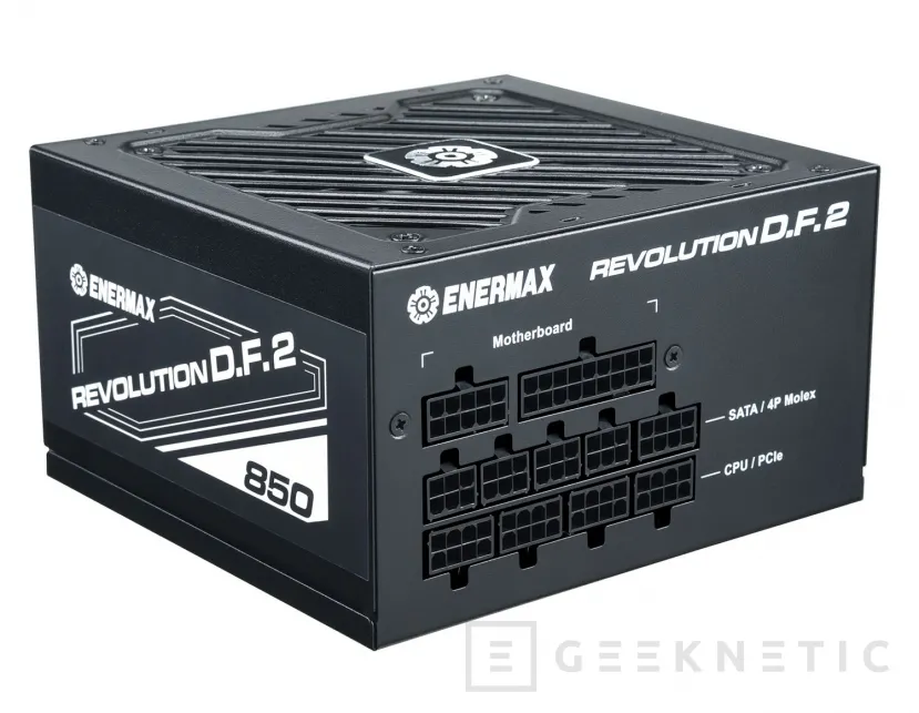 Geeknetic ENERMAX renueva su gama de fuentes REVOLUTION D.F. 2 de reducido tamaño con sistema anti polvo y hasta 1.200 W de potencia 1