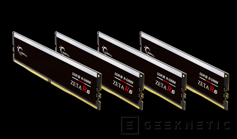 Geeknetic G.SKILL launches R-DIMM modules for the new Intel Xeon W with speeds up to 6,400 MHz CL30 2