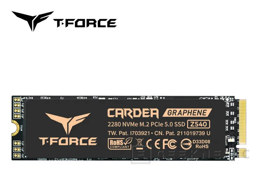 Geeknetic Teamgroup lanza su unidad SSD M.2 T-FORCE CARDEA Z540 PCIe 5 de 2 TB disponible a partir de abril 2