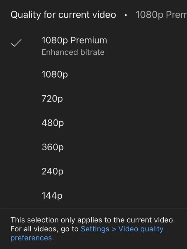 Geeknetic YouTube is testing a higher bitrate 1080p mode 1