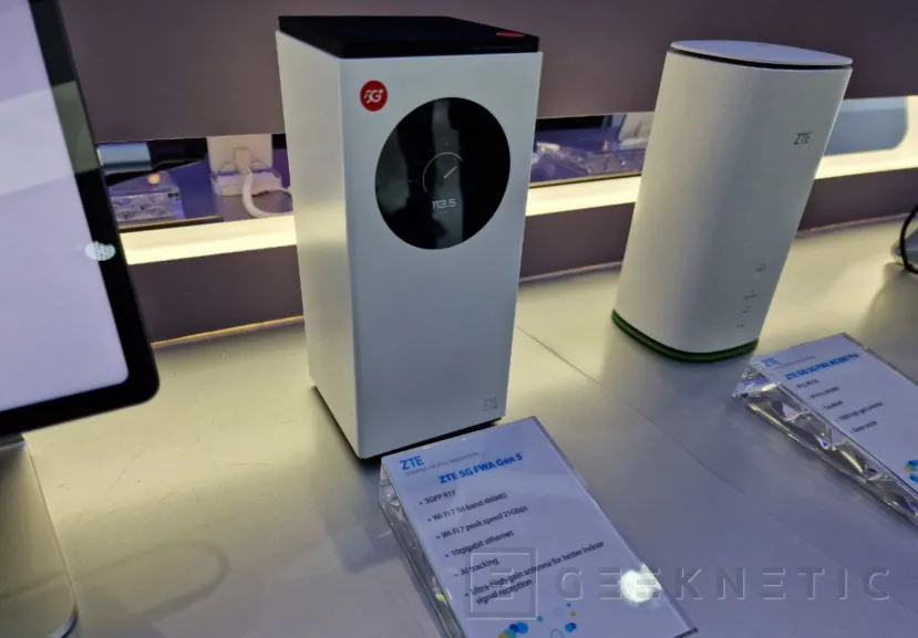 Geeknetic WiFi 7 a 21 Gbps y 5G en el nuevo router ZTE 5G FWA Gen 5 1