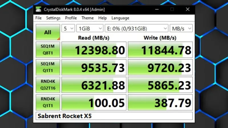 Geeknetic Sabrent espera alcanzar los 14GB/s con sus unidades SSD Rocket X5 PCIe 5.0 1