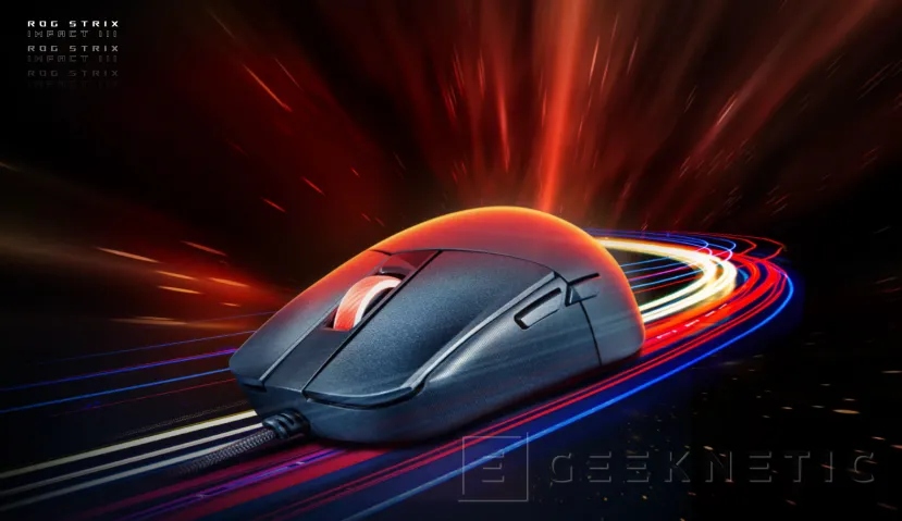 Geeknetic ASUS presenta el ratón ROG Strix Impact III con solo 59 gramos y hasta 12.000 dpi 2