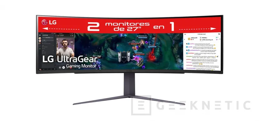 Geeknetic LG lanza un nuevo monitor de 49 pulgadas con tasa de refresco de 240 Hz y certificación DisplayHDR 1000 1