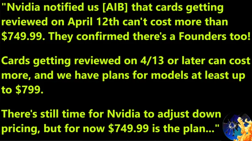 Geeknetic Los rumores apuntan a 749$ para el precio de la NVIDIA RTX 4070, solo 50$ menos que la versión Ti 1