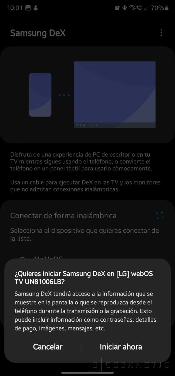 Geeknetic Samsung Dex: Así puedes convertir tu Smartphone en un PC 10