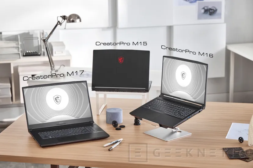Geeknetic Los nuevos portátiles MSI CreatorPro incluyen las recientes NVIDIA RTX Ada Generation para profesionales 3
