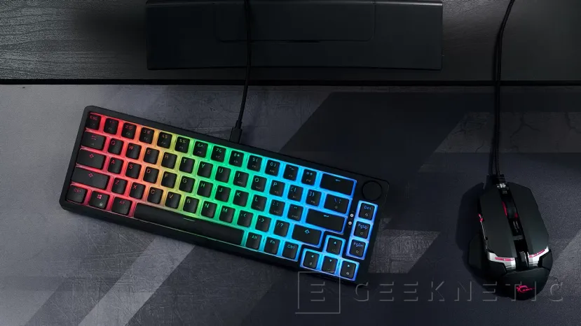 Geeknetic Nuevo teclado G.Skill MK250 RGB 65% con interruptores intercambiables en caliente y un llamativo RGB 4