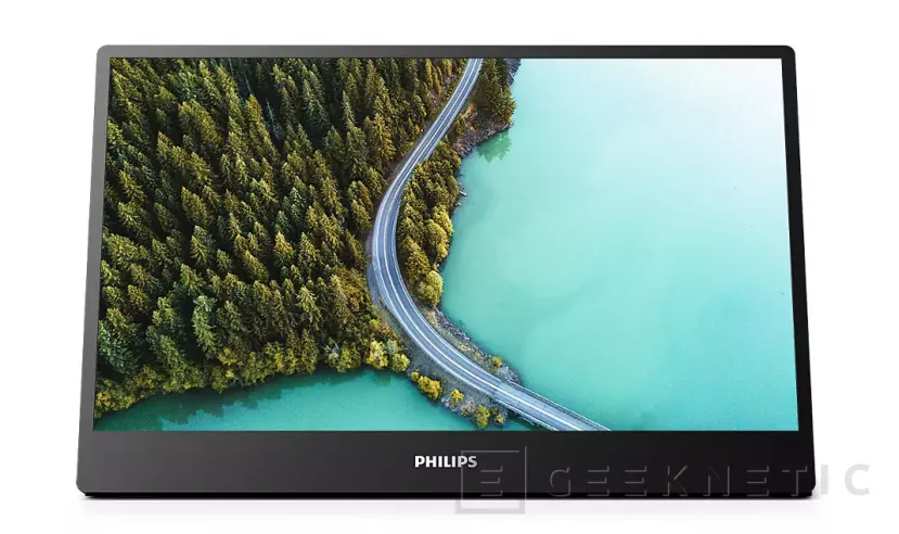 Geeknetic Nuevo monitor portátil Philips de 15,6 pulgadas y con doble conector USB-C 1