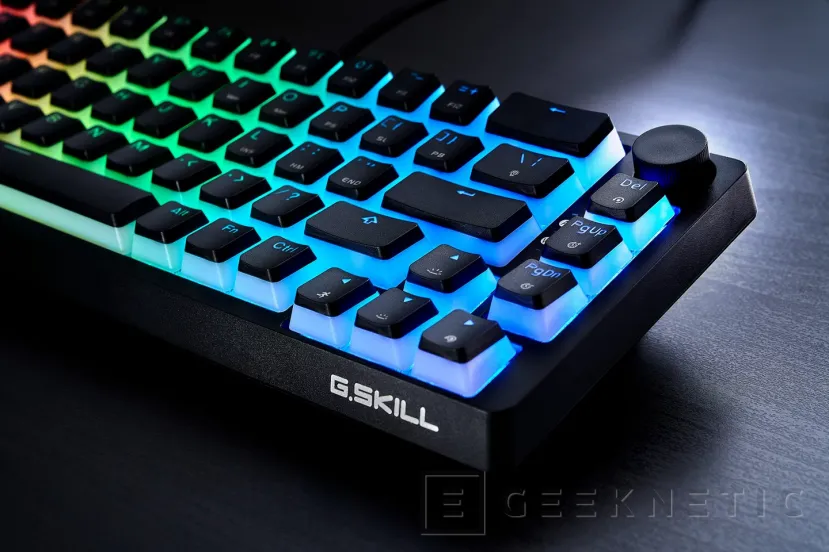 Geeknetic Nuevo teclado G.Skill MK250 RGB 65% con interruptores intercambiables en caliente y un llamativo RGB 3