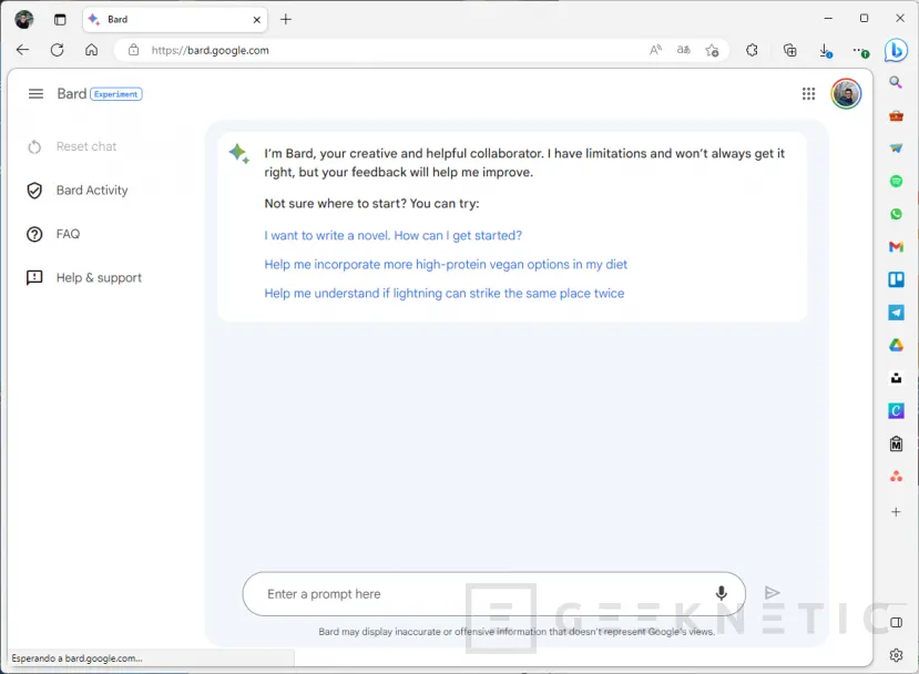 Geeknetic Bard: Cómo acceder ya a la Inteligencia Artificial de Google 9