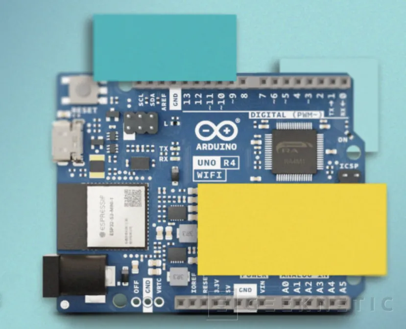 Geeknetic New Arduino UNO R4 with 32-Bit CPU and 16 times more RAM 2