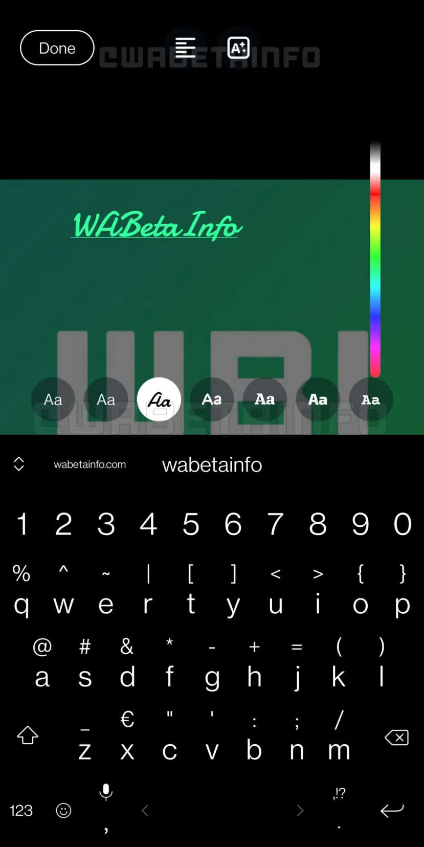 Geeknetic WhatsApp está probando un nuevo editor de texto en su app 1