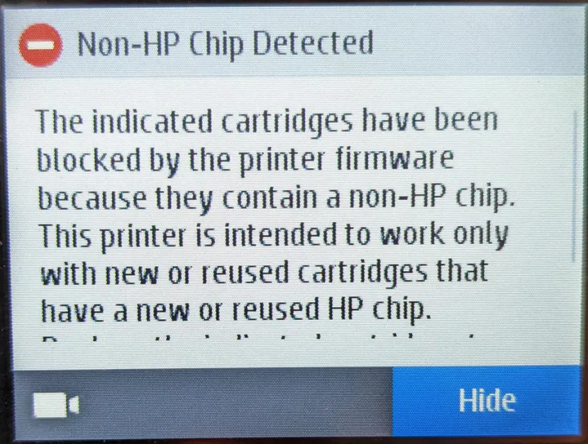 Geeknetic Una nueva actualización de HP desactiva las impresoras con cartuchos no originales 1