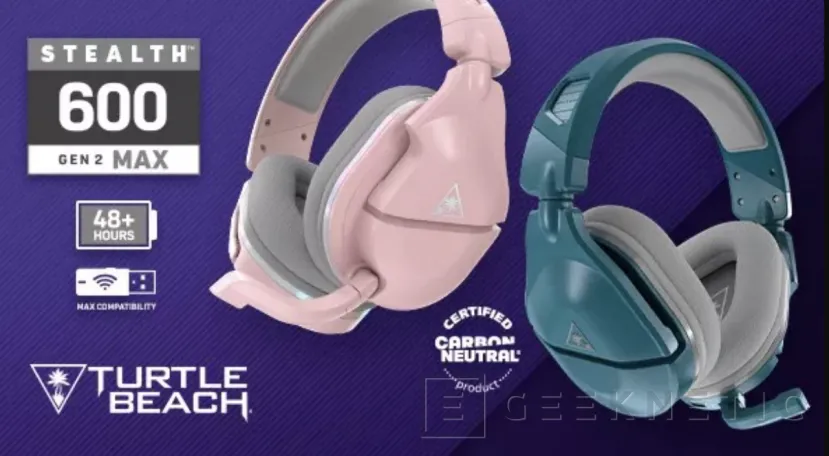 Geeknetic Los nuevos auriculares inalámbricos Turtle Beach Stealth 600 Gen 2 MAX prometen más de 2 días de autonomía 1