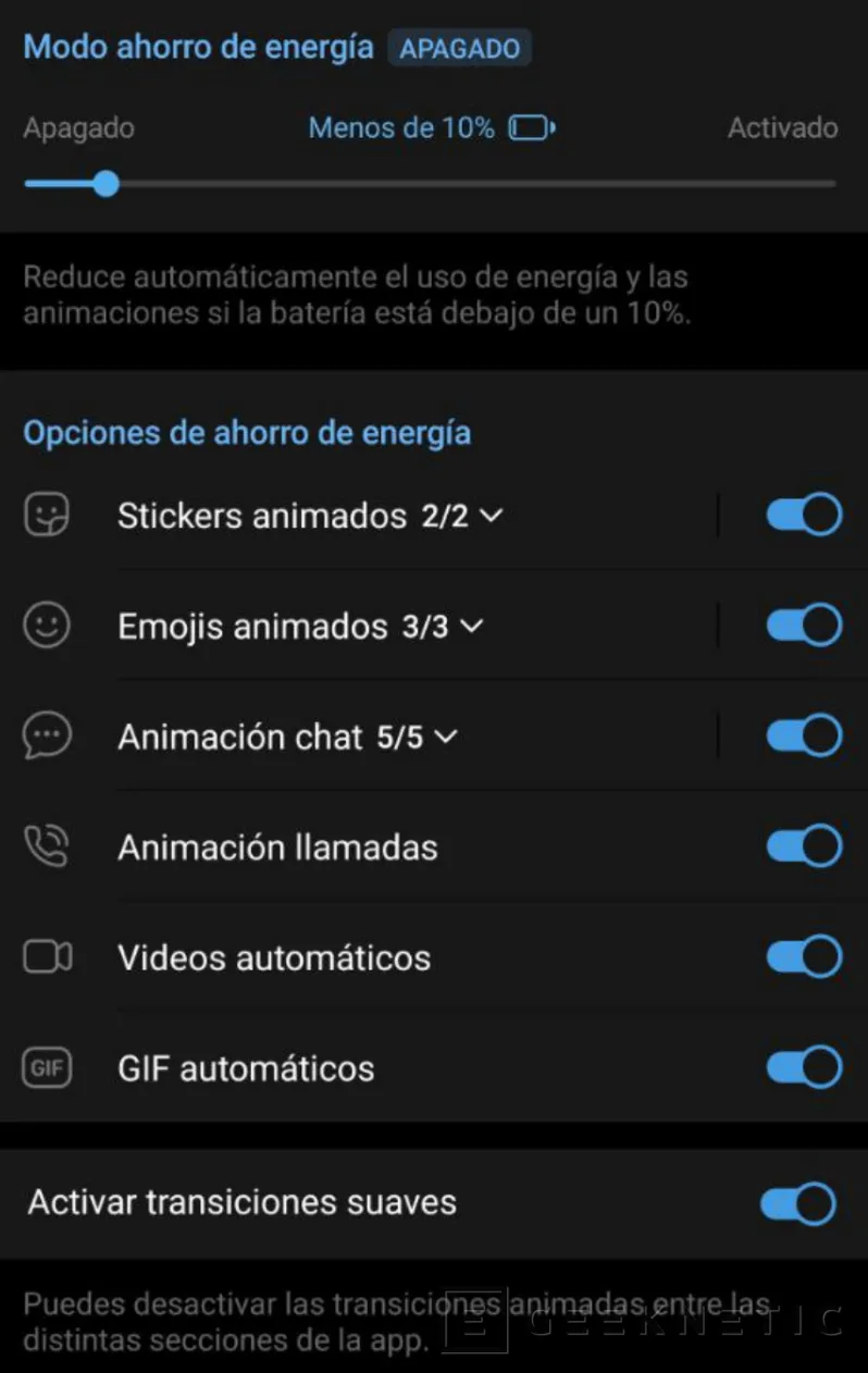 Geeknetic Telegram añade un modo de ahorro de energía compatible con terminales modestos 2