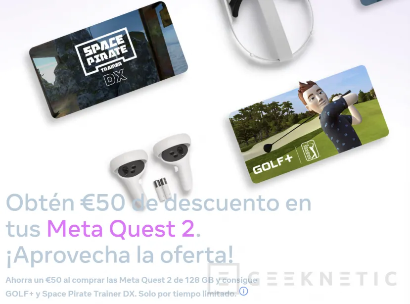Geeknetic Meta rebaja sus gafas VR Quest 2 hasta los 399 euros e incluye dos juegos por tiempo limitado 1
