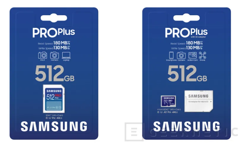 Geeknetic Samsung anuncia sus nuevas tarjetas Pro Plus con velocidades mejoradas 1