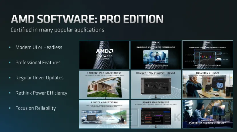 Geeknetic AMD presenta las tarjetas para profesionales Radeon PRO W7900 y W7800 con hasta 48 GB de VRAM 9