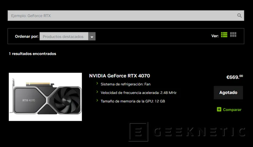 Geeknetic Hoy a las 15:00 estarán disponibles las nuevas NVIDIA RTX 4070, incluida la edición founders, desde 669 euros 1