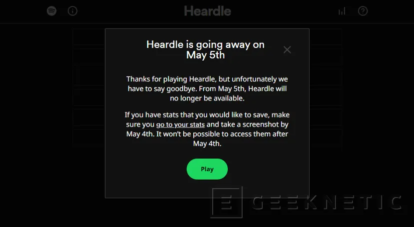 Geeknetic Spotify cierra Heardle un año después de su adquisición 1