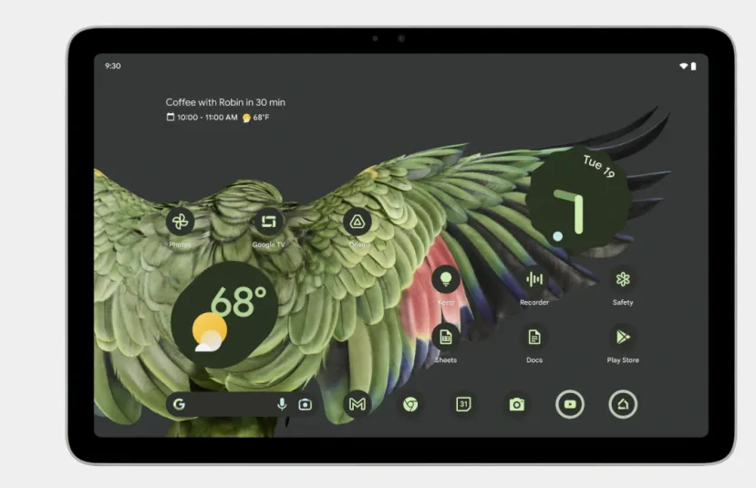 Geeknetic El Google Pixel Tablet llegará con el SoC Tensor G2 y un dock de carga con altavoz 4