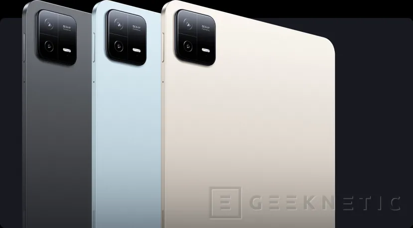 Geeknetic Nuevas Xiaomi Pad 6 y Pad 6 Pro con Snapdragon 8+ Gen 1, cámara 50 MP y sonido Dolby Atmos 1