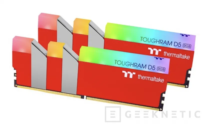 Geeknetic Diseños multicolor y AMD EXPO en los nuevos módulos Thermaltake ToughRAM D5 DDR5 3
