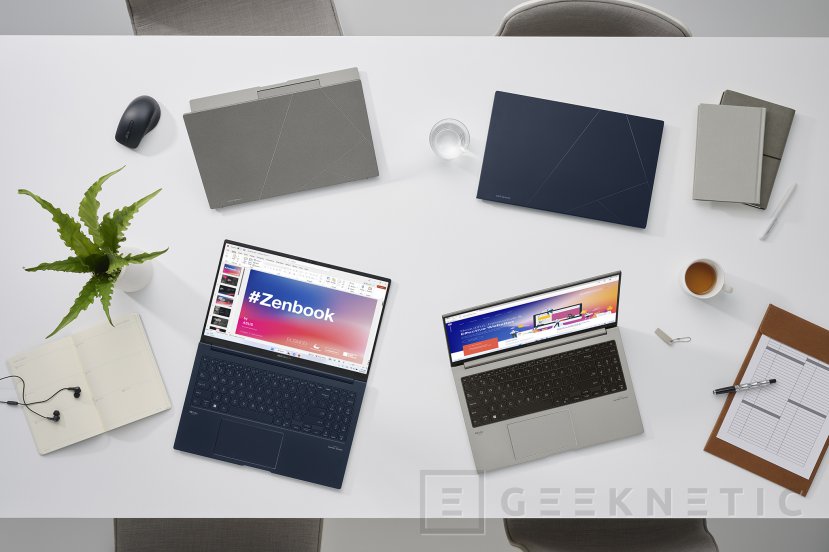 Geeknetic Nuevo portátil ASUS Zenbook 15 OLED de 15 pulgadas, resolución 2,8k a 120 Hz y CPU Ryzen 7 7735U en tan solo 1,4 kg 3