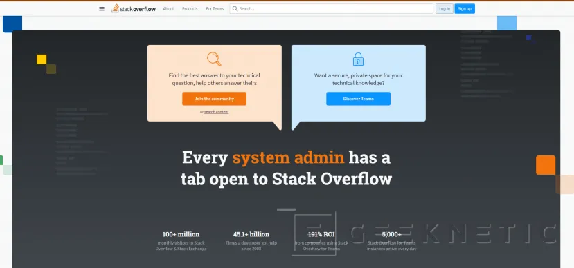 Geeknetic Stack Overflow cobrará a las compañías que quieran usar sus datos para entrenar inteligencias artificiales 1