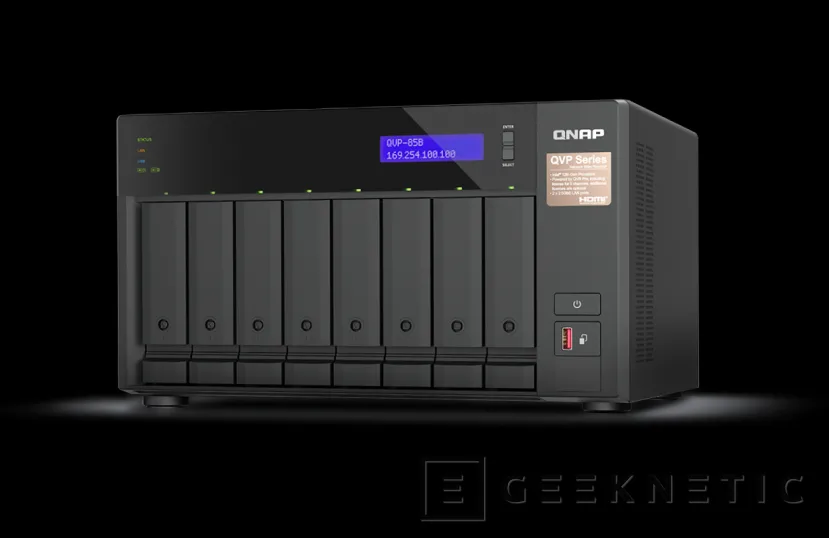 Geeknetic QNAP presenta los servidores de vigilancia en red QVP-85B y QVP-63B con hasta Intel Core i5 y 8 bahías para discos 2