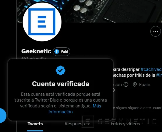 Geeknetic Twitter unifica las marcas de verificación para no dar visibilidad a las cuentas verificadas con anterioridad 1