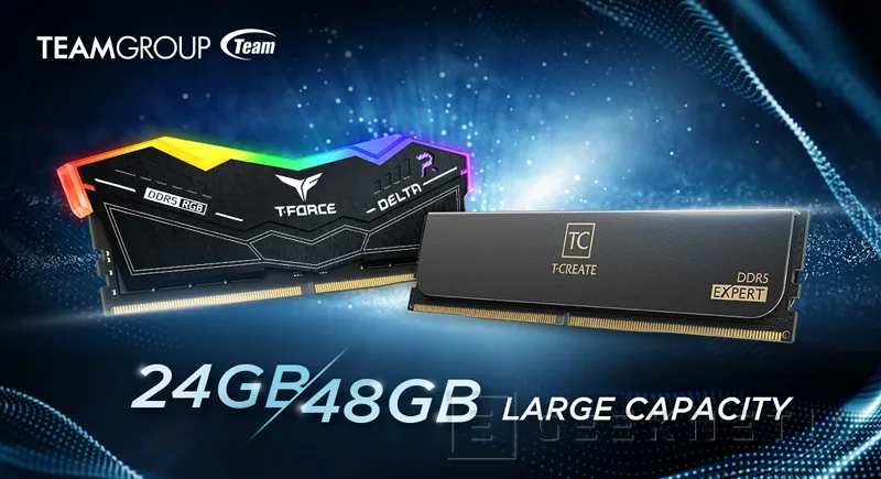 Geeknetic TEAMGROUP presents 24 and 48 GB memories for Gamers and Content Creators 1