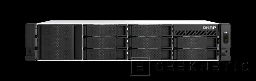 Geeknetic Nuevos NAS QNAP TS-855eU para racks de poca profundidad con 8 núcleos y hasta 64 GB de RAM 1