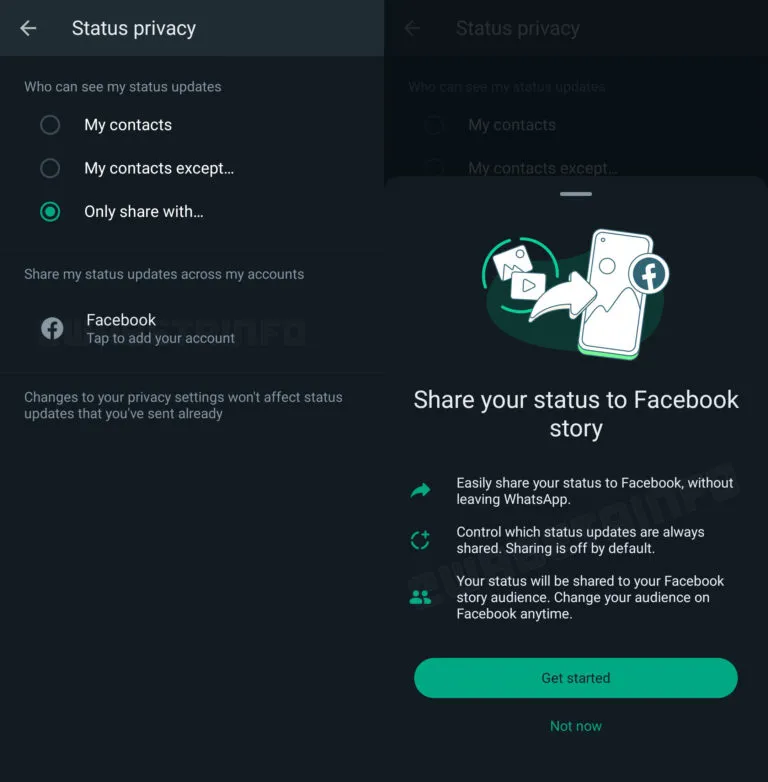 Geeknetic WhatsApp permitirá compartir de forma automática los estados de WhatsApp a Facebook 1