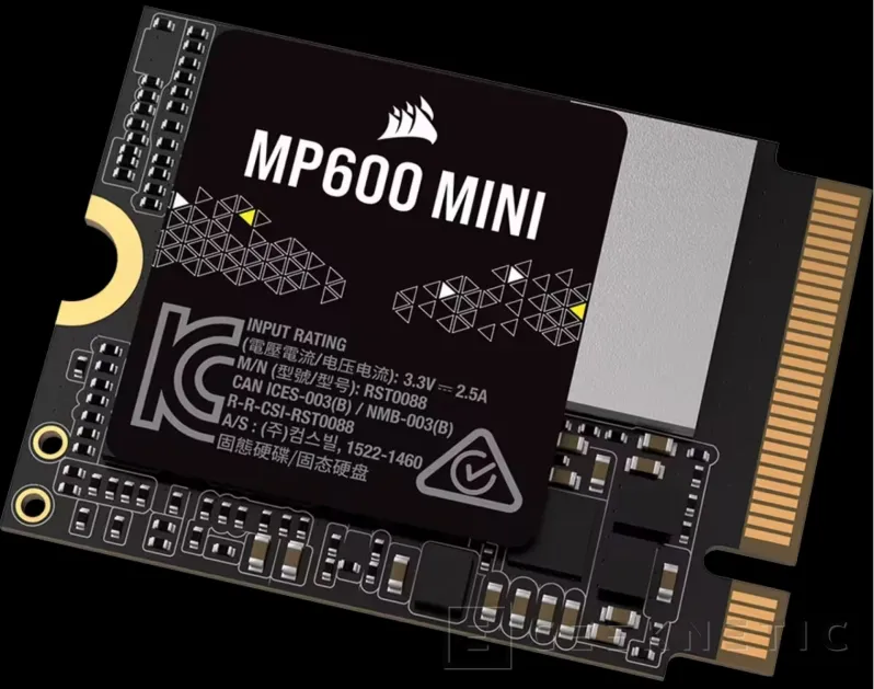 Geeknetic The Corsair MP600 Mini M.2.  arrives in 2230 format to gain a foothold on Steam Deck 1