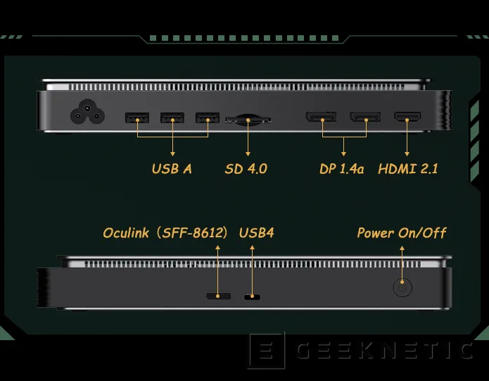 Geeknetic GPD ha presentado su nueva GPU externa GPD G1 con una AMD Radeon RX 7600M XT y conector Oculink 4