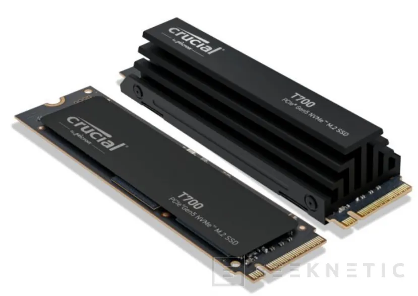 Geeknetic El rendimiento del SSD Crucial T700 cae hasta los 100 MB/s cuando llega a los 86º 1