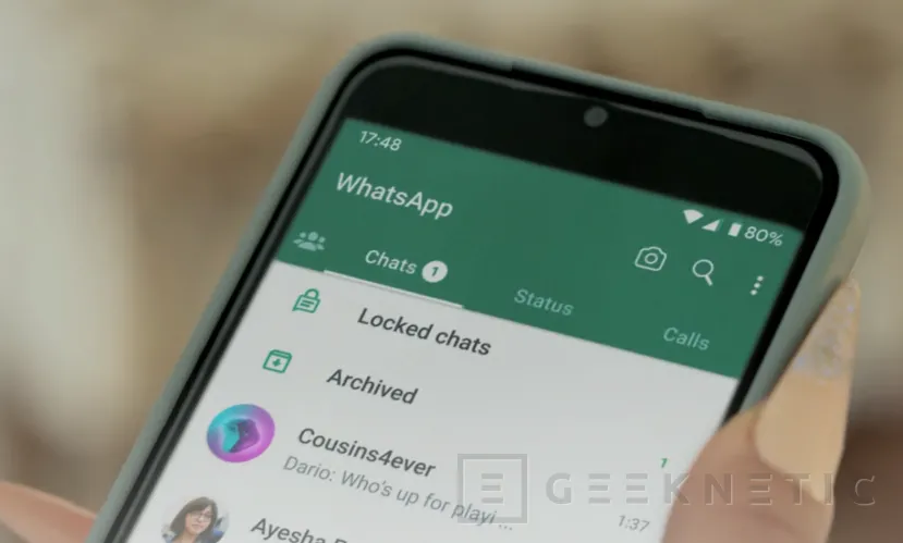 Geeknetic Whatsapp añade el bloqueo de chats con contraseña 1