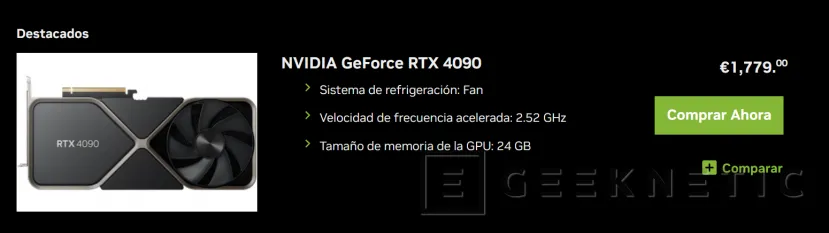Geeknetic Las RTX 4090 Founders Edition bajan su precio hasta los 1.779 euros 1