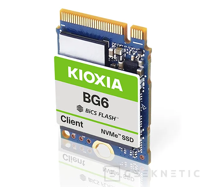 Geeknetic Kioxia presenta las unidades SSD BG6 en factor de forma M.2 2230 con hasta 6.000 MB/s de lectura 2